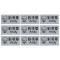 Customized silver name stickers (84 pcs)