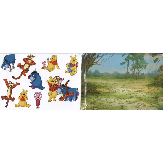 Winnie the pooh sticker book , coloring book image