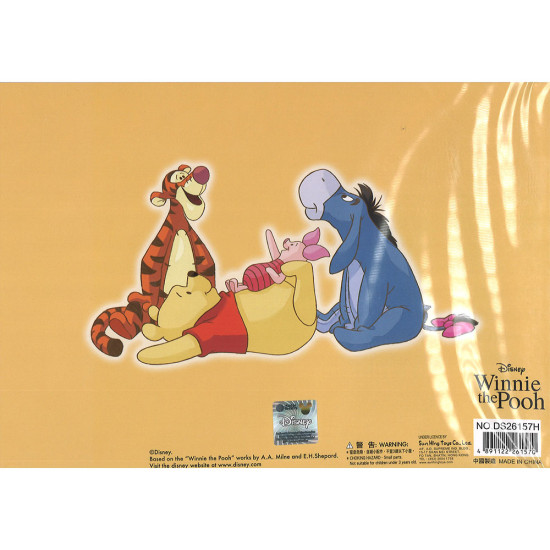 Winnie the pooh sticker book , coloring book image
