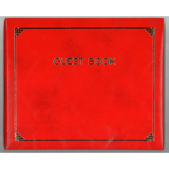 NCL japan Guest Book (RED) Guest Signature Book for gand opening or wedding ceremony image