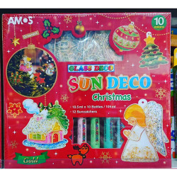 AMOS GLASS DECO painting christmas version 10 colors (105ml)