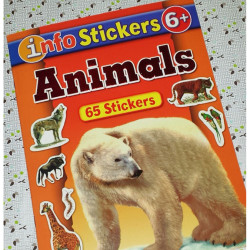 幼兒認知貼紙書 動物主題 65張貼紙