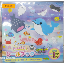 Kids Cartoon Sticker Book with Ocean Stickers