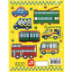 Traffic Car Stickers Coloring Book image
