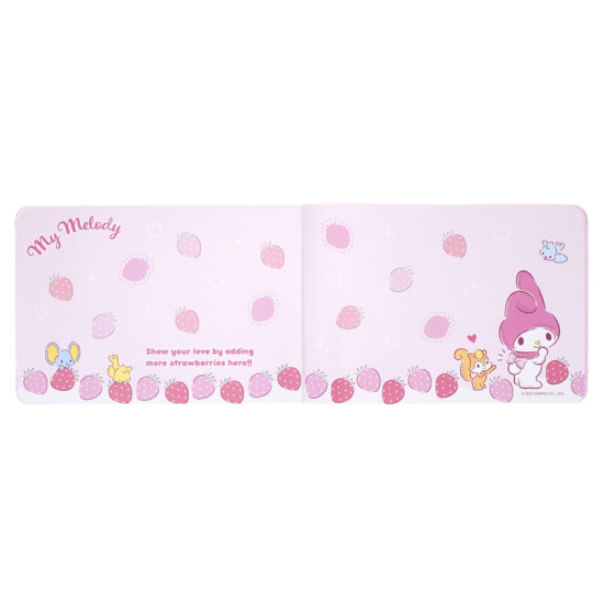 My Melody Sticker album with lot of Stickers cartoon coloring and sticker book image