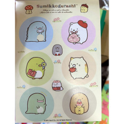Sumikkogurashi 角落生物填色顏色簿 填色簿 附貼紙1張 日本製