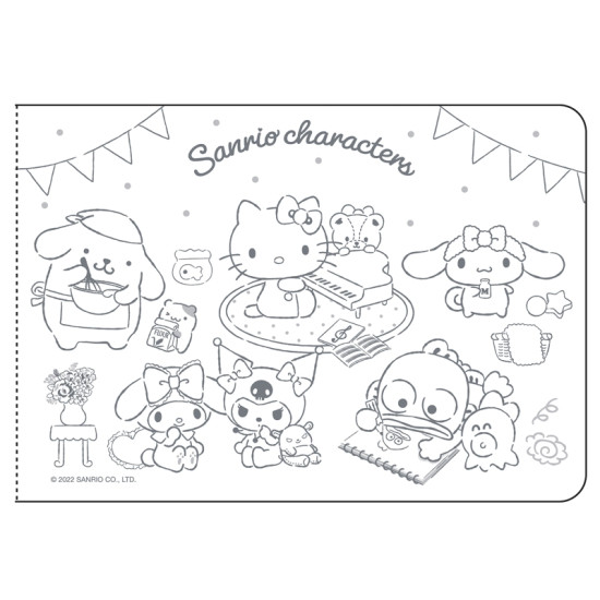 Reward Sticker album with Mix Sanrio Characters Stickers