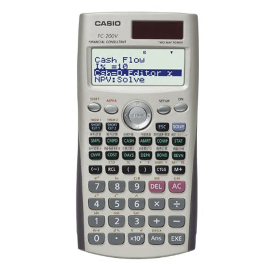 CASIO FC-200V Financial Calculator image