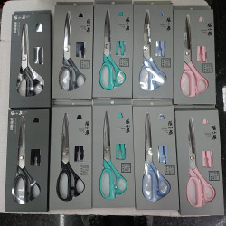 Zhang Xiao Quan tailor scissor (black, blue, green, pink) 9inch
