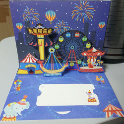 3D universal greeting card - JUST for you