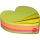 NEON 5036 heart-shaped sticky notes 5 colors image
