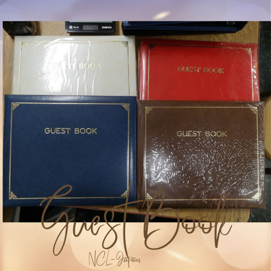 NCL日本簽到簿 Guest Book (紅色) 嘉賓題名簿 簽名册 image