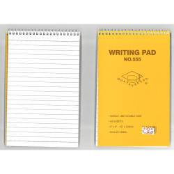 Writing Pad 555 80 pages (5"x8") 22 lines notebook
