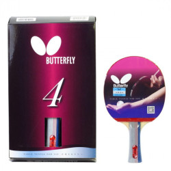 Butterfly brand 4 series table tennis racket (handle shot) suitable for loop attack TBC-401