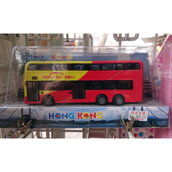 雙層香港機場巴士玩具 Airport Bus 香港巴士玩具 image