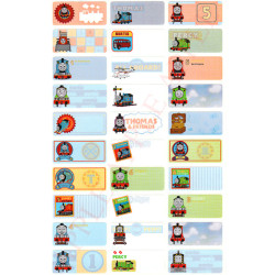 Thomas & Friends name stickers (large 72 pieces)