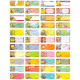 SpongeBob SquarePantsname stickers (bead glitter) (132 pieces small) European and American series image