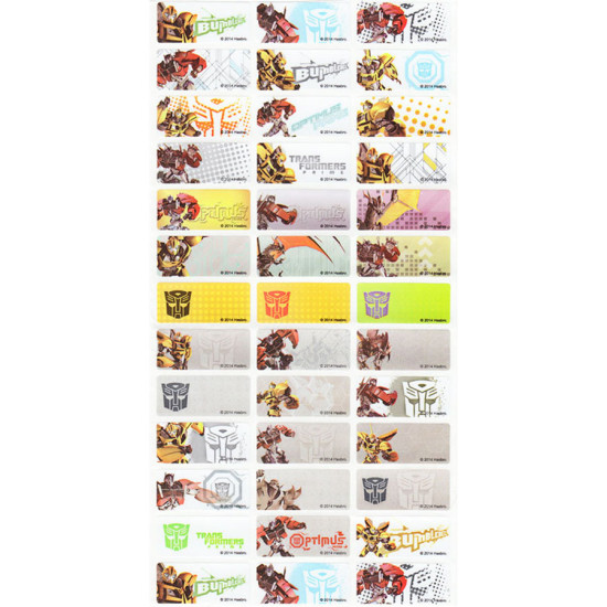 Transformer student name sticker (large) image