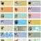 Funny big-head dog name stickers, waterproof and durable colorful kids stickers (132 sheets)