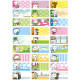 Mantou Family Colorful Mini Name Stickers (Large) Other cartoon sticker image