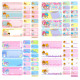 Little Twin Stars name stickers (special edition) 4 sheets Liscened cartoon name sticker image