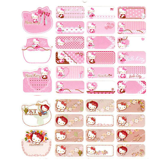 Hello Kitty name stickers (special edition) 4 sheets image