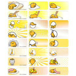 gudetama Name Sticker (a touch of personality)