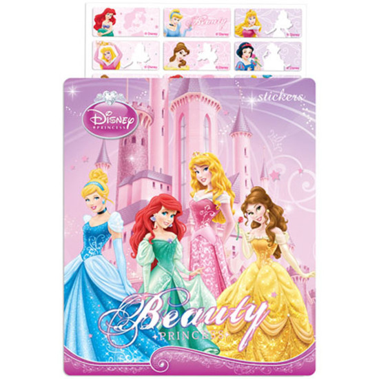 Disney Princess Waterproof Name Sticker (Large) image