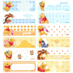 Winnie the pooh Cartoon Name Sticker printing (BIG) 
