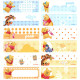 Winnie the pooh Cartoon Name Sticker printing (BIG) image