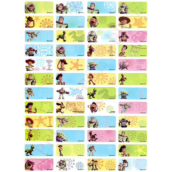 Pixar Toys Story Name Sticker image