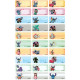 Stitch name sticker color-printing (Large) Personalized Disney name sticker image