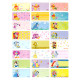 Disney Princess & Winnie the pooh Name Sticker 29mm X13mm image