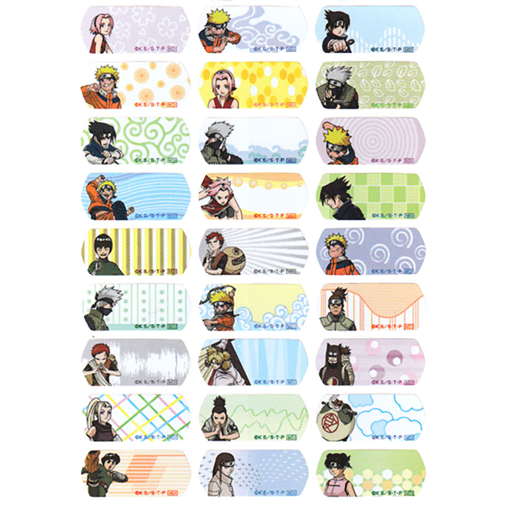 Naruto Name Stickers Fox Ninja Hayate Edition 72 Sheets