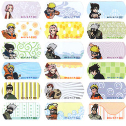 Naruto name stickers Fox Ninja Hayate Edition 72 sheets