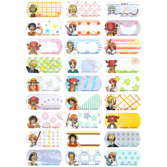 One Piece Waterproof Label Stickers (Set of 72pcs) Japanese and Korean series image