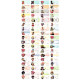 One Piece Durable Waterproof Name Sticker 22mm X 9mm (132pcs) Japanese and Korean series image