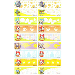 Yo-Kai Watch cartoon Name Sticker (50 pcs 36 cyclic pattern)