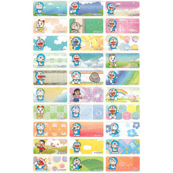 Doraemon name sticker (Large) 72pcs (Shiny) ordering