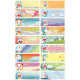 Doraemon waterproof name stickers (50 sheets set-BIG) image