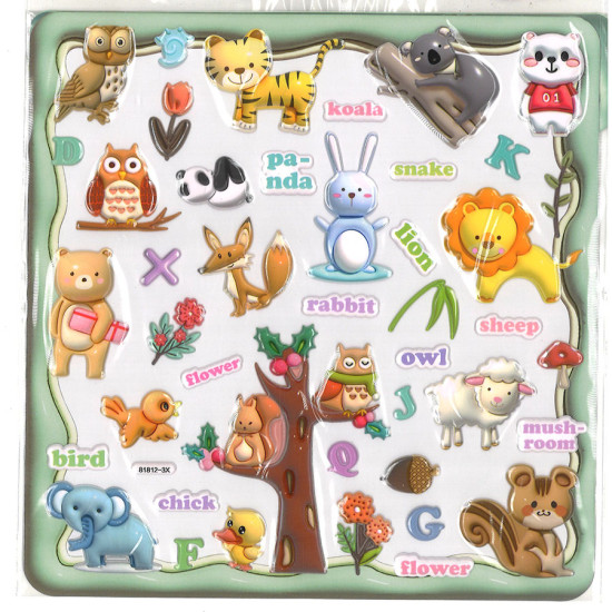 看圖學英詞貼紙 image