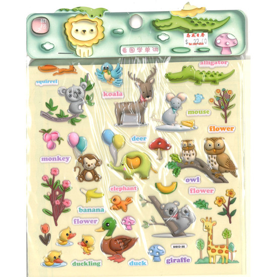 看圖學英詞貼紙 image