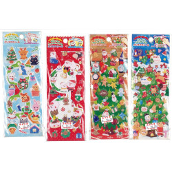 Japanese-Style Christmas Cartoon Stickers