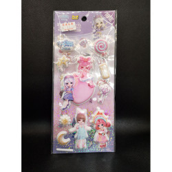 魔法少女 3D貼紙 