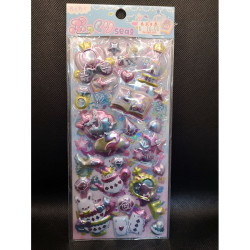 夢幻泡棉貼紙 獨角獸兔子