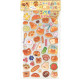 cartoon bread sticker in 3D embossed worldwide Food Stickers image