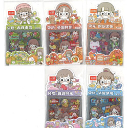 手賬素材創意卡通貼紙包 貝塔清春日來信 20入