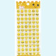 Simle Face Sticker funny facial expression sticker, 3D puffy sticker image
