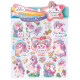 動漫大雙層貼紙-獨角獸 Ponies 泡泡貼紙, 啟蒙課堂貼紙 image