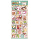 Sumikko gurashi sticker Japanese restaurant sushi dessert theme worldwide Food Stickers, 3D puffy sticker , Sumikko gurashi sticker image